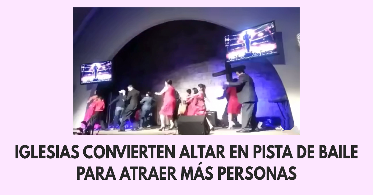 Iglesias convierten altar en pista de baile para atraer más personas