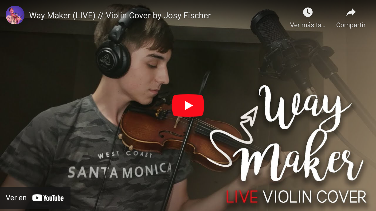 Way Maker en violín