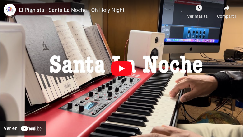 Santa la noche instrumental piano