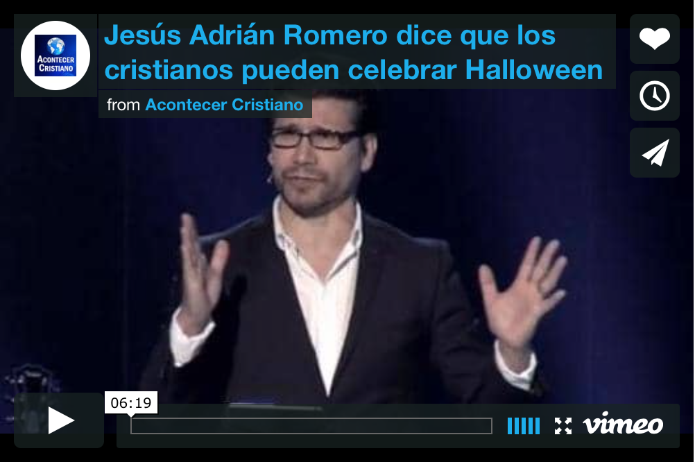 jesus adrián romero y halloween