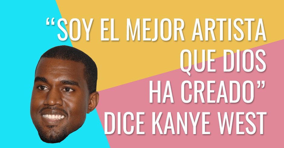 Kanye West dice ser el mejor artista que Dios ha creado