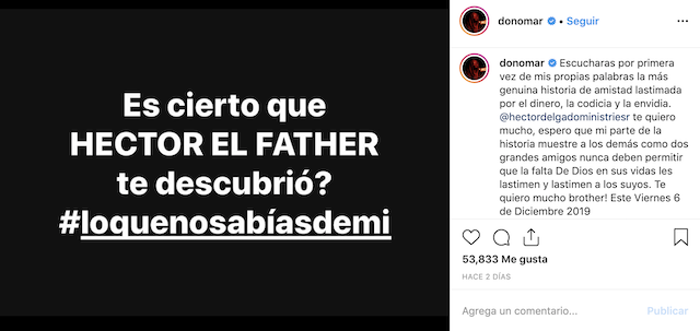 Don Omar es cierto que Hector el father te descubrio