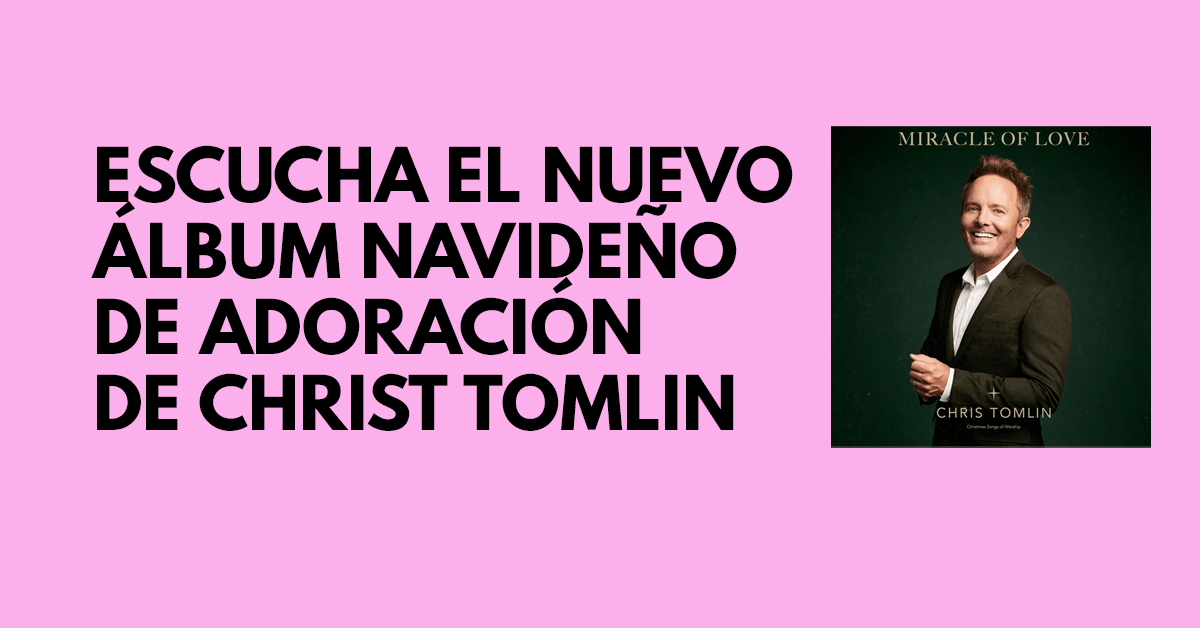Escucha el nuevo álbum navideño de adoración de Christ Tomlin