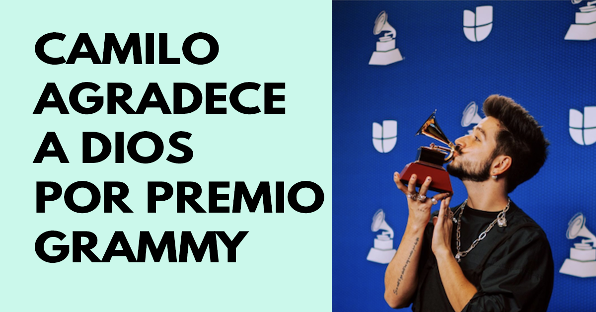 Camilo agradede a Dios por premio Grammy