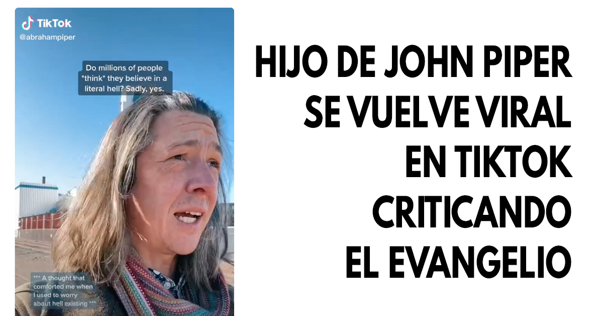 Hijo de John Piper se vuelve viral en TikTok criticando el evangelio