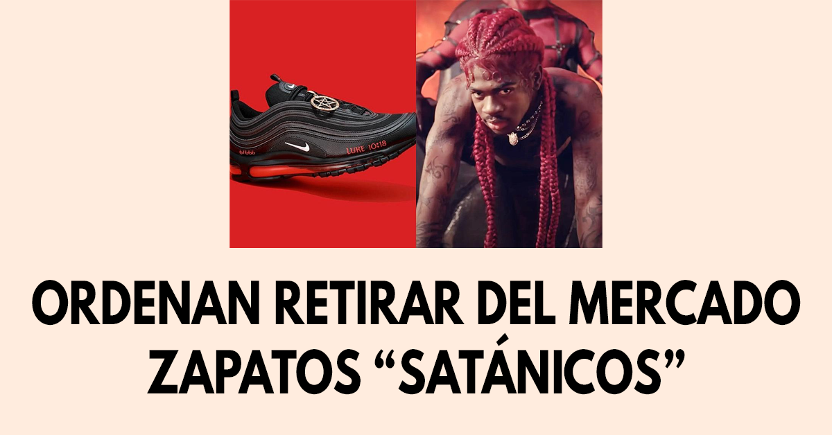 Ordenan retirar del mercado zapatos “satánicos”
