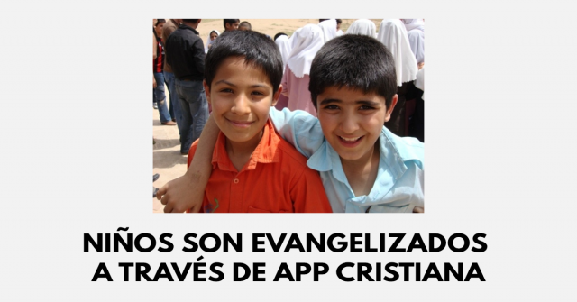 Niños son evangelizados a través de app cristiana