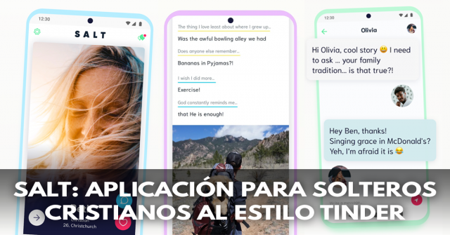 SALT- Aplicación para solteros cristianos al estilo Tinder