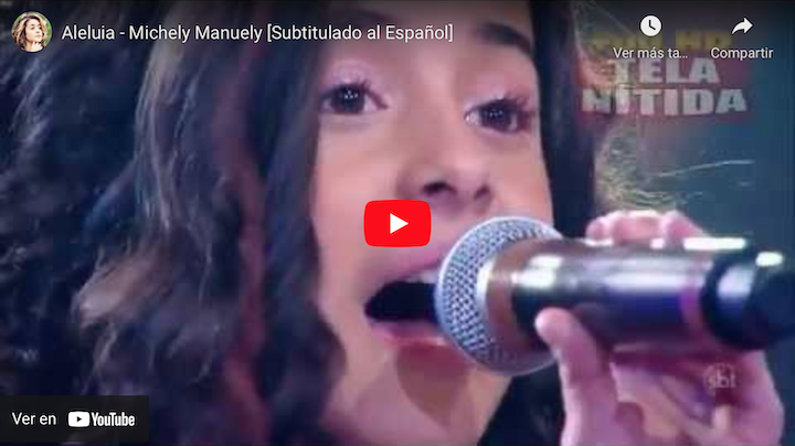 Niña de 12 años canta la canción Aleluya de manera espectacular