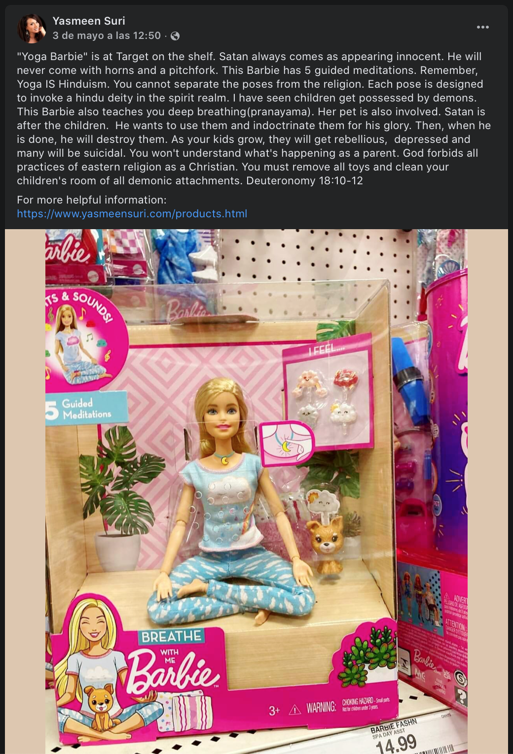 Yasmeen Suri - Barbie Yoga