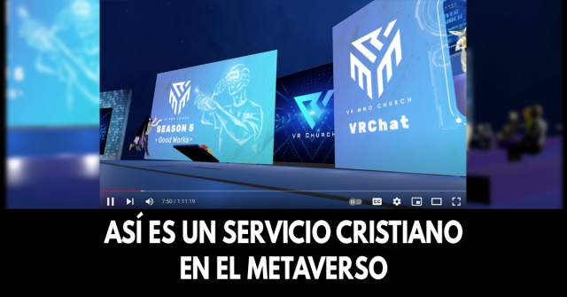 Así es un servicio cristiano en el metaverso