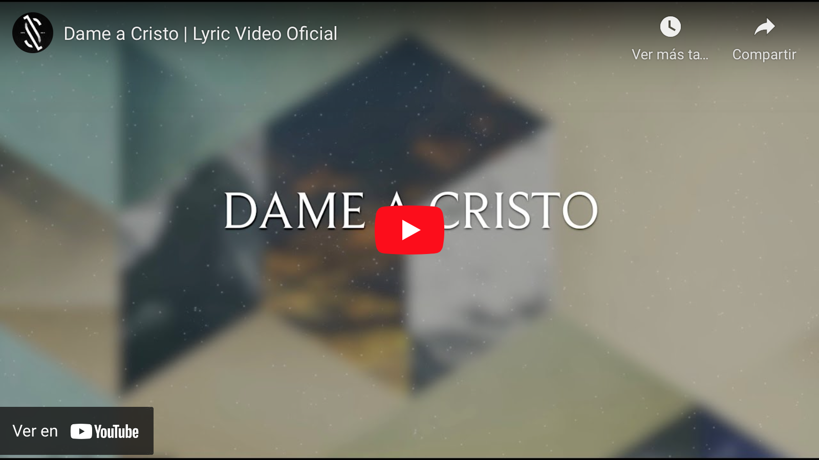 Escucha esta otra versión de Dame a Jesús en español