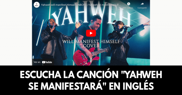 Escucha la canción Yahweh se manifestará en inglés