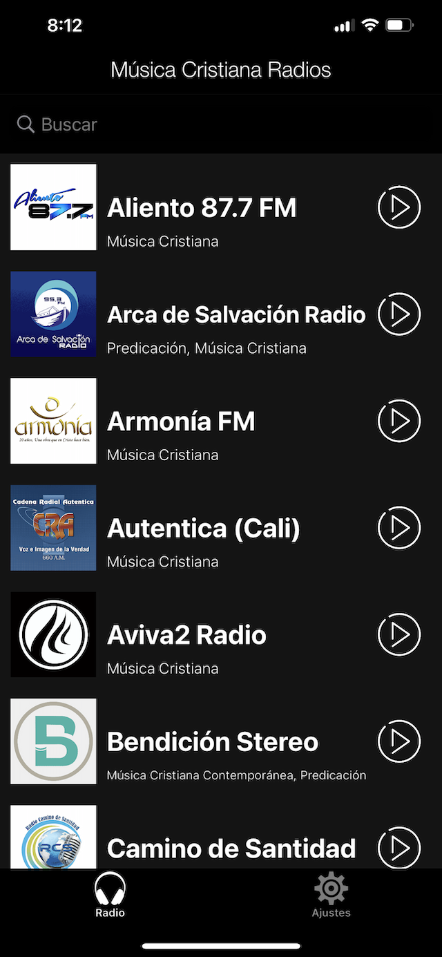 Aplicación para escuchar radio cristiana