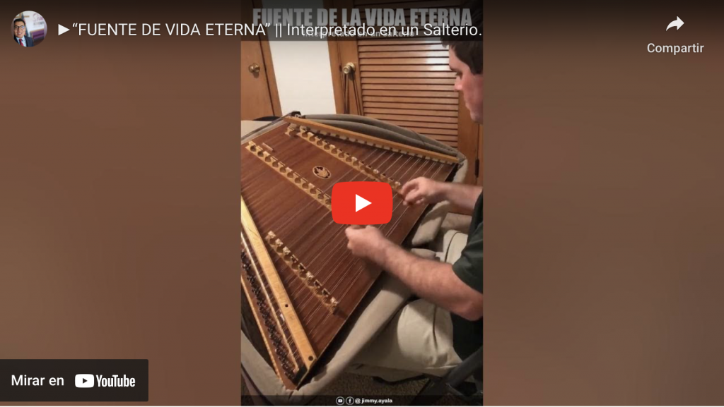 Cancion cristiana tocada en salterio