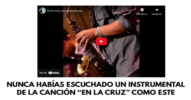 Nunca habías escuchado un instrumental de la canción “En la cruz” como este