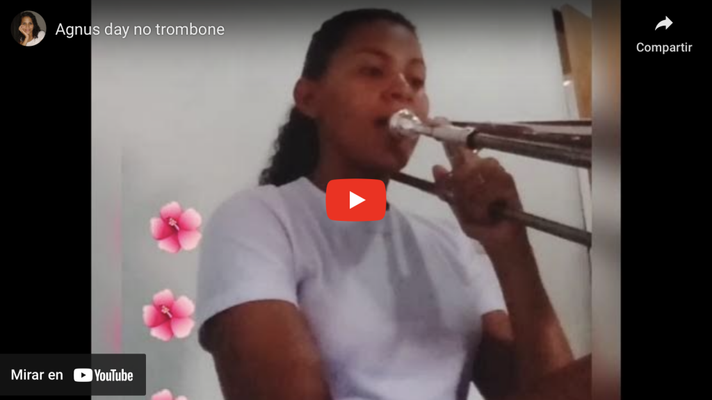 Agnus day aleluya trombon