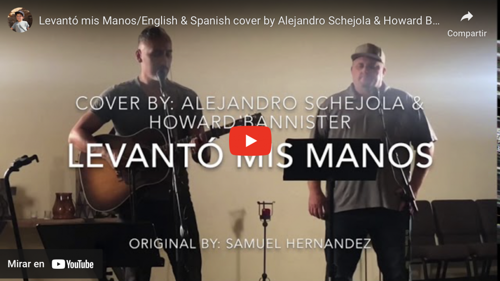 Levanto mis manos en inglés