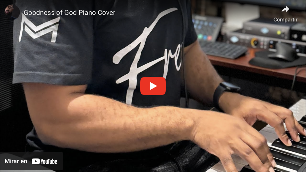 Escucha este cover de «La bondad de Dios» en piano