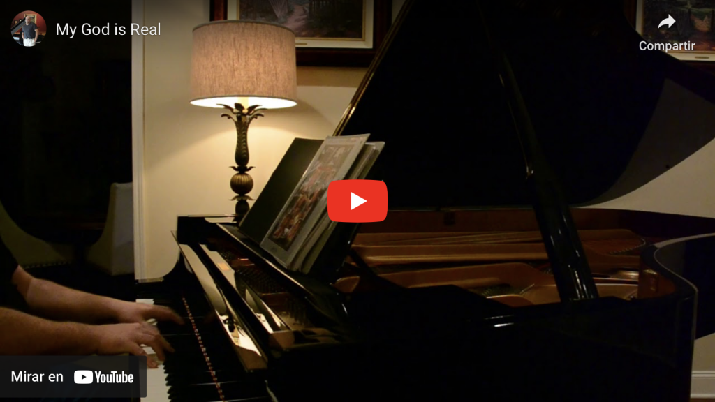 Escucha la canción Mi Dios es real en piano