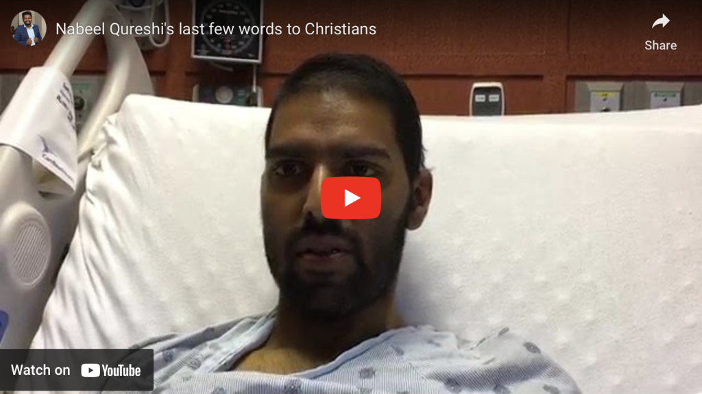 Nabeel Qureshi last words