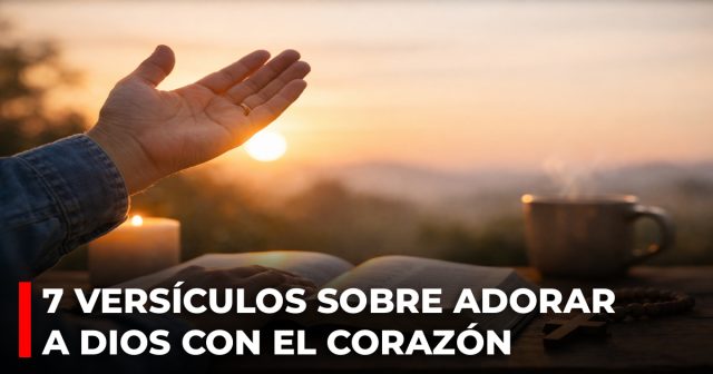 7 Versículos sobre adorar a Dios con el corazón